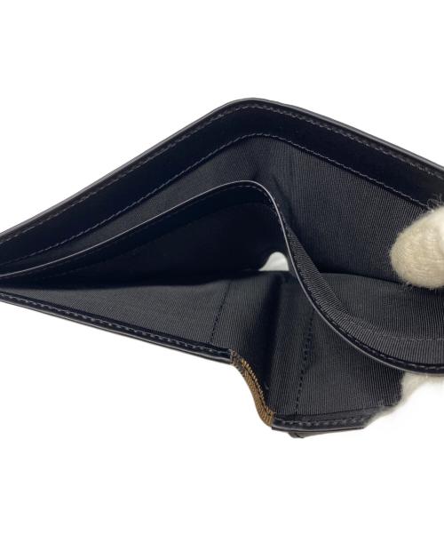 BLACK LABEL CRESTBRIDGE（ブラックレーベル クレストブリッジ）BLACK LABEL CRESTBRIDGE (ブラックレーベル クレストブリッジ) 2つ折り財布 ブラックの古着・服飾アイテム