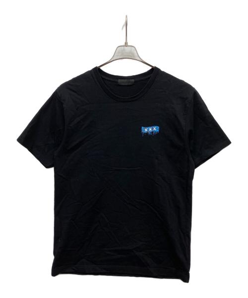 GOD SELECTION XXX（ゴッド セレクション トリプルエックス）GOD SELECTION XXX (ゴッド セレクション トリプルエックス) プリントTシャツ ブラック サイズ:Lの古着・服飾アイテム