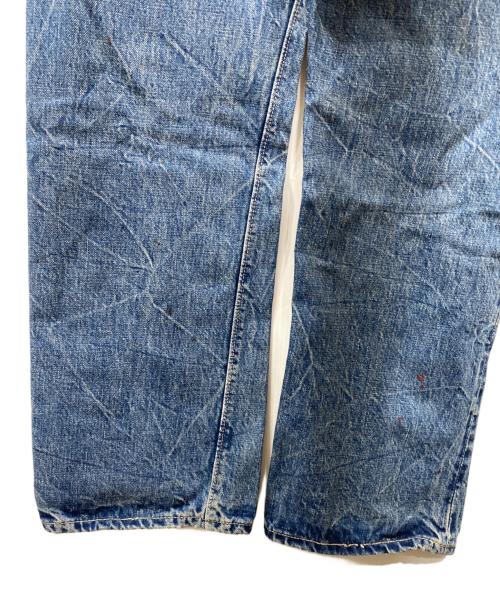 DUBBLE WORKS（ダブルワークス）DUBBLE WORKS (ダブルワークス) 刺繍加工セルビッチデニムパンツ インディゴ サイズ:W32の古着・服飾アイテム