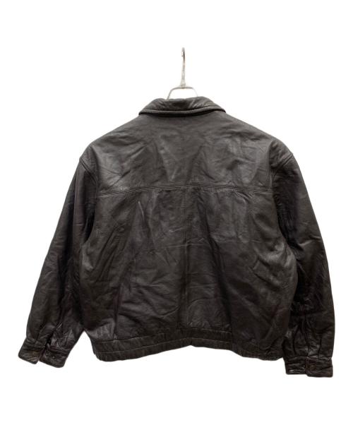 ST JOHN'S BAY（セントジョンズベイ）ST JOHN'S BAY (セントジョンズベイ) レザージャケット ブラウン サイズ:XLの古着・服飾アイテム