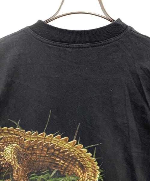 planet earth（プラネット アース）planet earth (プラネット アース) プリントTシャツ ブラック サイズ:Mの古着・服飾アイテム