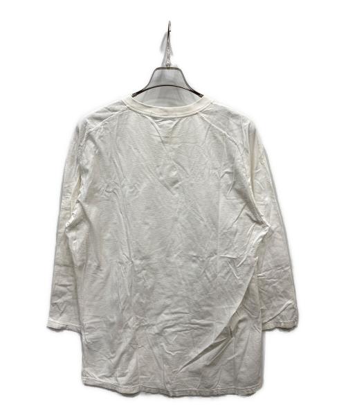 STONE ISLAND（ストーンアイランド）STONE ISLAND (ストーンアイランド) ロゴカットソー ホワイト サイズ:Mの古着・服飾アイテム