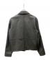 SUNFLOWER (サンフラワー) SHORT LEATHER JACKET グレー サイズ:46：70000円