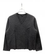 JIL SANDERジルサンダー）の古着「カシミヤ混Vネックニット」｜グレー