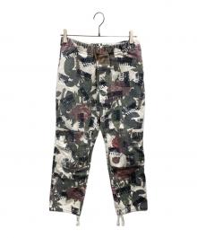 BILLIONAIRE BOYS CLUB（ビリオネアボーイズクラブ）の古着「総柄イージーパンツ」｜ホワイト