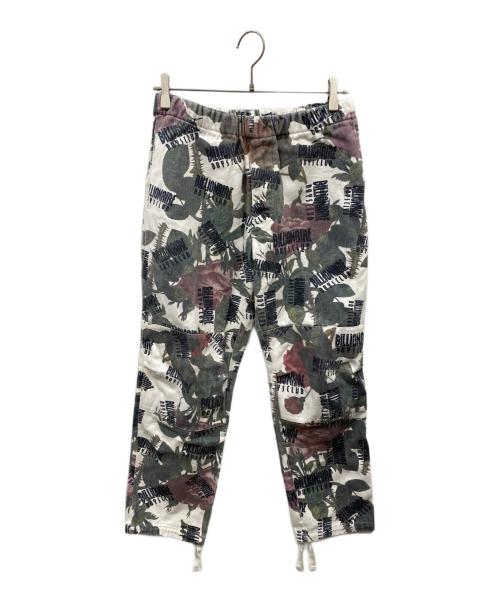 BILLIONAIRE BOYS CLUB（ビリオネアボーイズクラブ）BILLIONAIRE BOYS CLUB (ビリオネアボーイズクラブ) 総柄イージーパンツ ホワイト サイズ:Mの古着・服飾アイテム