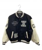 X-LARGEエクストララージ）の古着「OG LOGO VARSITY JACKET」｜ブラック