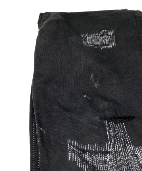 LEVI'S（リーバイス）LEVI'S (リーバイス) リメイクデニムパンツ ブラック サイズ:W32の古着・服飾アイテム