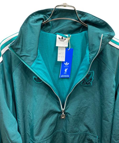 adidas Originals（アディダスオリジナル）adidas originals (アディダスオリジナル) LIVERPOOL (リバプール) TERRACEICON ハーフジップジャケット グリーン サイズ:Sの古着・服飾アイテム