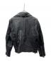 DIESEL (ディーゼル) レザーダブルライダースジャケット ブラック サイズ:XS：14000円