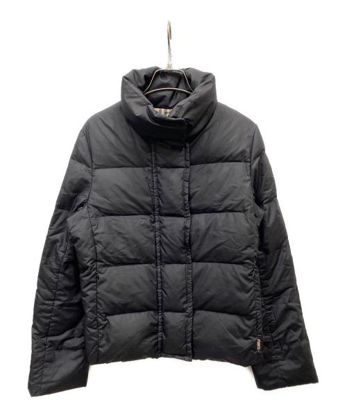BURBERRY（バーバリー）BURBERRY (バーバリー) 裏ノバチェック柄ダウンジャケット ブラック サイズ:38の古着・服飾アイテム