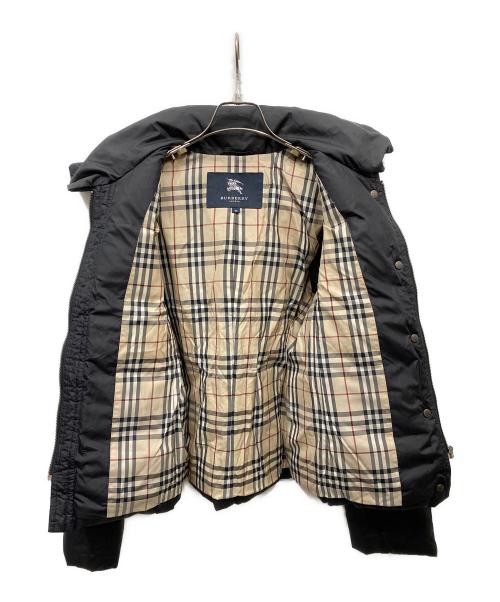 BURBERRY（バーバリー）BURBERRY (バーバリー) 裏ノバチェック柄ダウンジャケット ブラック サイズ:38の古着・服飾アイテム