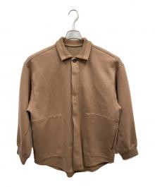TOMORROW LAND（トゥモローランド）の古着「スビンダンボールシャツジャケット」｜ブラウン