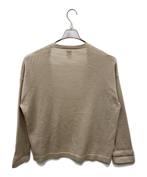 BATONER（バトナ―）BATONER (バトナ―) ニットカーディガン ベージュ サイズ:2の古着・服飾アイテム