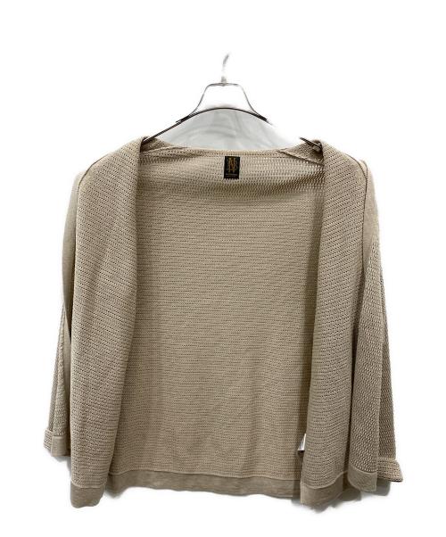 BATONER（バトナ―）BATONER (バトナ―) ニットカーディガン ベージュ サイズ:2の古着・服飾アイテム