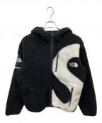 SUPREME×THE NORTH FACEシュプリーム×ザ ノース フェイス）の古着「S LOGO HOODED FLEECE JACKET」｜ブラック