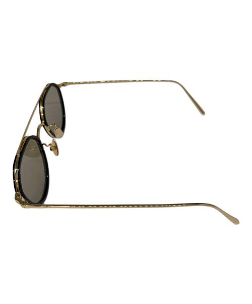 A.D.S.R.（エーディーエスアール）A.D.S.R. (エーディーエスアール) サングラス ゴールドの古着・服飾アイテム