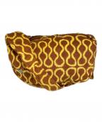 Vivienne Westwoodヴィヴィアンウエストウッド）の古着「スクイグルパイル生地ショルダーバッグ」｜ブラウン