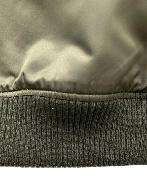 ALPHA（アルファ）ALPHA (アルファ) フーデッドリブジャケット グリーン サイズ:Mの古着・服飾アイテム