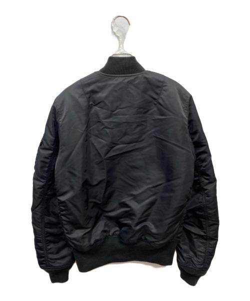 ALPHA INDUSTRIES（アルファインダストリーズ）ALPHA INDUSTRIES (アルファインダストリーズ) MA-1ジャケット ブラック サイズ:Mの古着・服飾アイテム