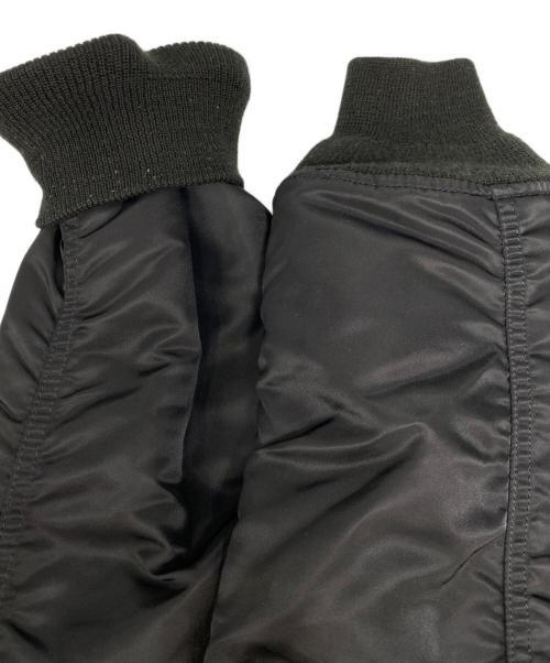 ALPHA INDUSTRIES（アルファインダストリーズ）ALPHA INDUSTRIES (アルファインダストリーズ) MA-1ジャケット ブラック サイズ:Mの古着・服飾アイテム