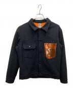 myneマイン）の古着「clear pocket trucker jacket」｜ブラック