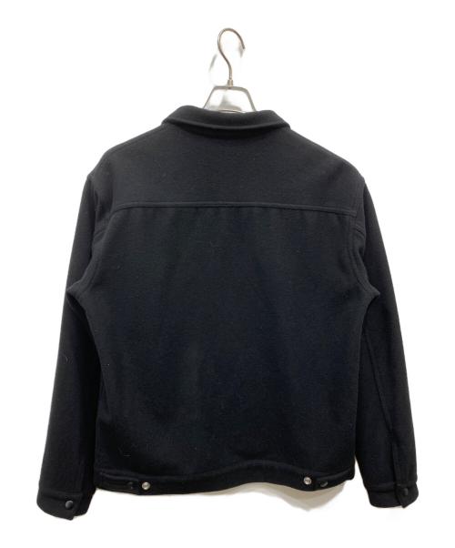 myne（マイン）MYNE (マイン) clear pocket trucker jacket ブラック サイズ:Ⅿの古着・服飾アイテム