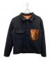 MYNE（マイン）の古着「clear pocket trucker jacket」｜ブラック