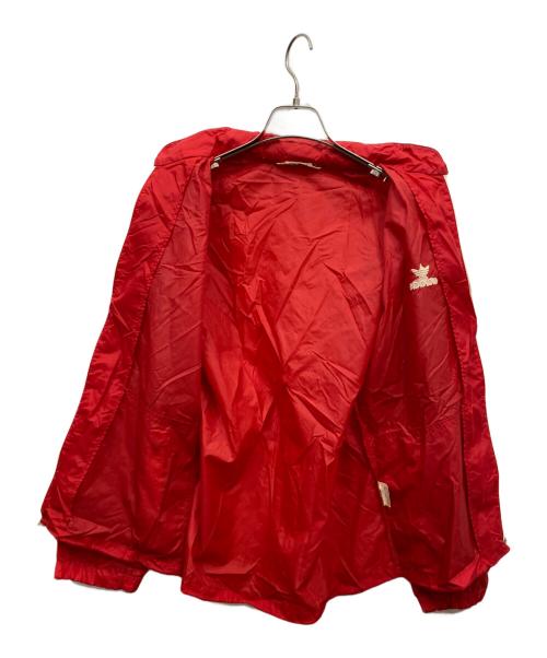 adidas（アディダス）adidas (アディダス) ナイロンジャケット レッド サイズ:Mの古着・服飾アイテム