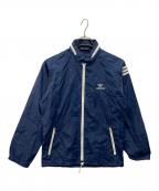 adidasアディダス）の古着「ナイロンジャケット」｜ネイビー