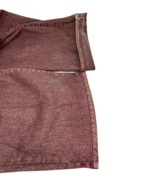 DIESEL（ディーゼル）DIESEL (ディーゼル) デニムパンツ レッド サイズ:24の古着・服飾アイテム