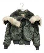 US ARMYユーエスアーミー）の古着「N-2Bジャケット」｜グリーン