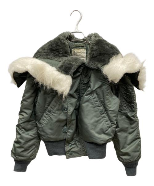 US ARMY（ユーエスアーミー）US ARMY (ユーエスアーミー) N-2Bジャケット グリーン サイズ:Sの古着・服飾アイテム