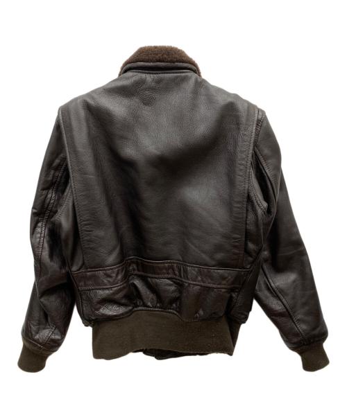 US ARMY（ユーエスアーミー）US ARMY (ユーエスアーミー) G-1レザージャケット ブラウン サイズ:42の古着・服飾アイテム