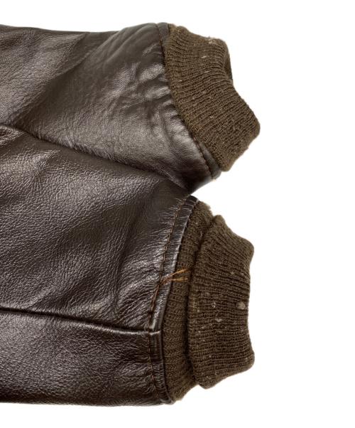 US ARMY（ユーエスアーミー）US ARMY (ユーエスアーミー) G-1レザージャケット ブラウン サイズ:42の古着・服飾アイテム