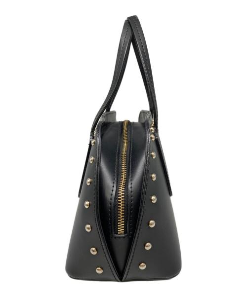Milos（ミロス）MILOS (ミロス) スタッズハンドバッグ ブラックの古着・服飾アイテム