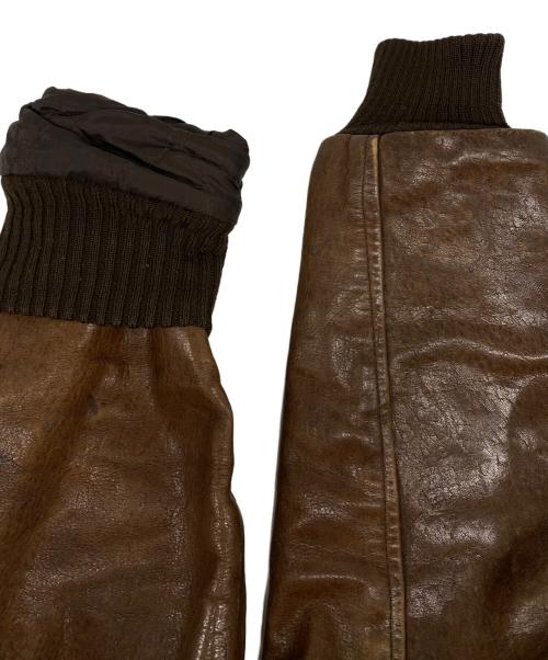 古着（フルギ）古着 (フルギ) A-2レザージャケット ブラウン サイズ:Mの古着・服飾アイテム