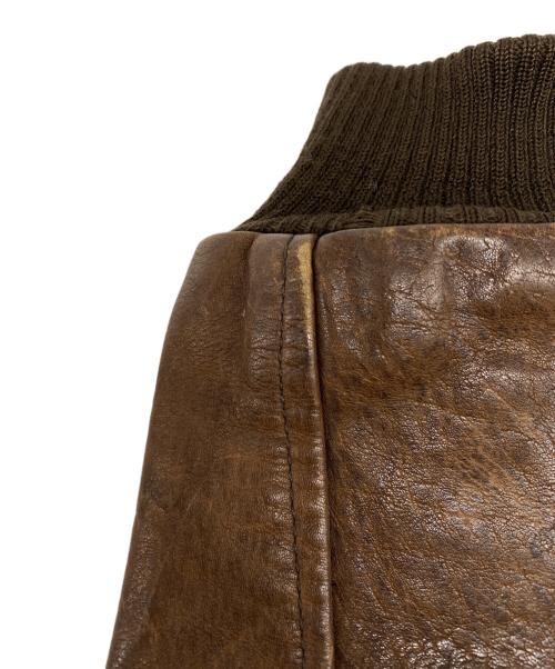 古着（フルギ）古着 (フルギ) A-2レザージャケット ブラウン サイズ:Mの古着・服飾アイテム