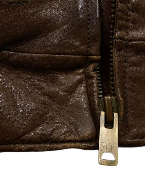 古着（フルギ）古着 (フルギ) A-2レザージャケット ブラウン サイズ:Mの古着・服飾アイテム