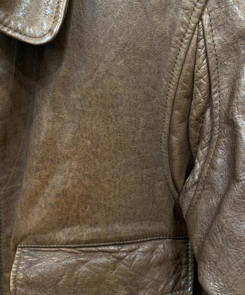 古着（フルギ）古着 (フルギ) A-2レザージャケット ブラウン サイズ:Mの古着・服飾アイテム