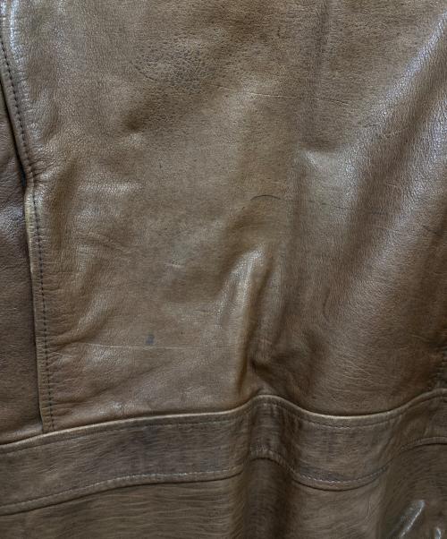 古着（フルギ）古着 (フルギ) A-2レザージャケット ブラウン サイズ:Mの古着・服飾アイテム