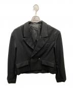 FORTEフォルテ）の古着「West Side Modern Short Double Breasted Jacket」｜ブラック