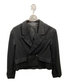 FORTE（フォルテ）の古着「West Side Modern Short Double Breasted Jacket」｜ブラック