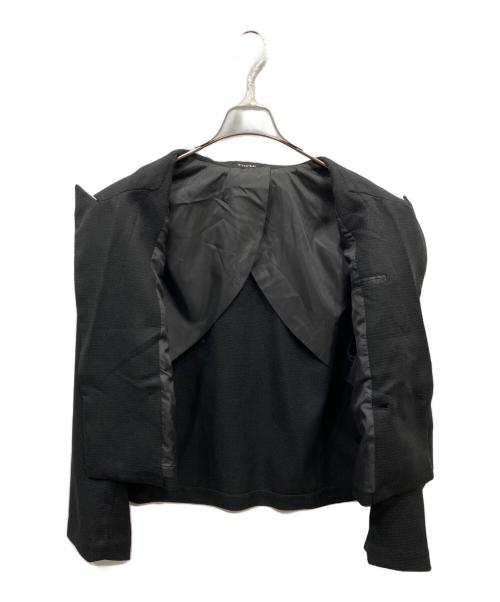 FORTE（フォルテ）forte (フォルテ) West Side Modern Short Double Breasted Jacket ブラック サイズ:Lの古着・服飾アイテム