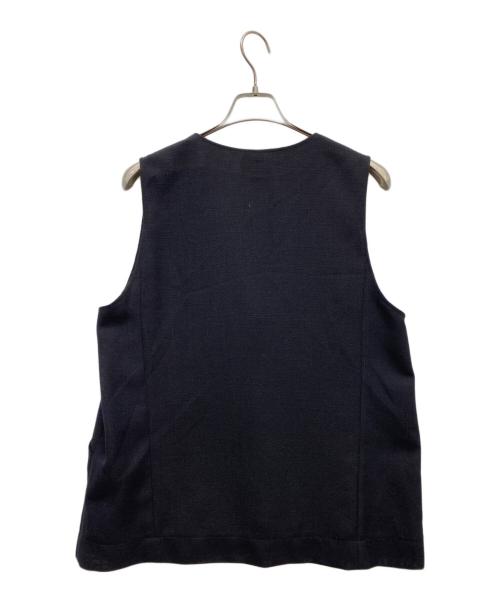 green label relaxing（グリーンレーベルリラクシング）green label relaxing (グリーンレーベルリラクシング) リネンライクベスト ブラック サイズ:FREEの古着・服飾アイテム