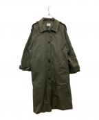 willfullyウィルフリー）の古着「ステンカラーコート」｜グリーン