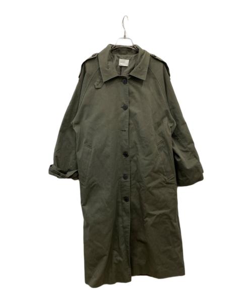 willfully（ウィルフリー）willfully (ウィルフリー) ステンカラーコート グリーン サイズ:FREEの古着・服飾アイテム