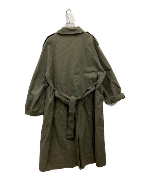 willfully（ウィルフリー）willfully (ウィルフリー) ステンカラーコート グリーン サイズ:FREEの古着・服飾アイテム