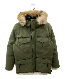 QUARTZ（クオーツ）の古着「4ポケットダウンジャケット」｜グリーン