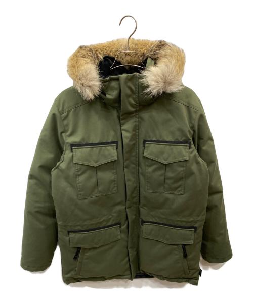 QUARTZ（クオーツ）QUARTZ (クオーツ) 4ポケットダウンジャケット グリーン サイズ:Lの古着・服飾アイテム